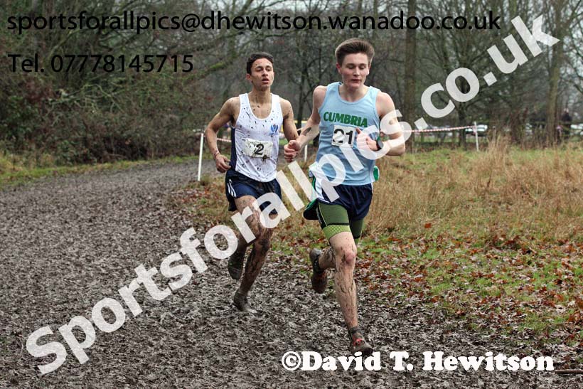 Senior boys Northern Inter Counties Schools Cross Country, Stockton. Photo: David T. Hewitson/Sports for All Pics